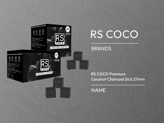 炭のご紹介!RS COCO Premium Coconut Charcoal 26&27mm