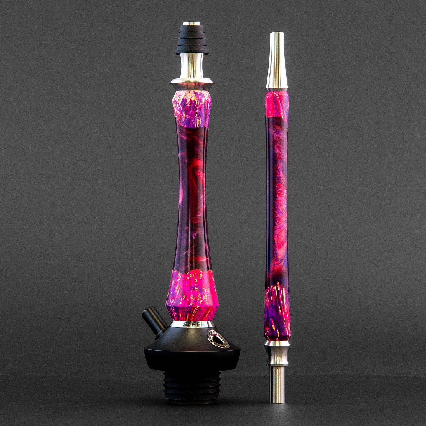 SLEEK HYBRID stabilizes wood with acryl pink