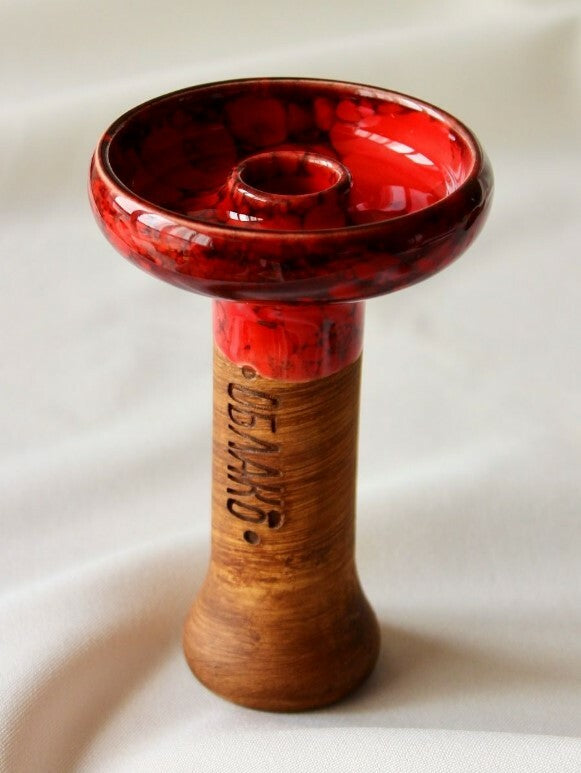 OBLAKO GLAZE Phunnel M Red & Black Marble/オブラコ グレイズ ファンネル エム レッド アンド ブラック マーブル