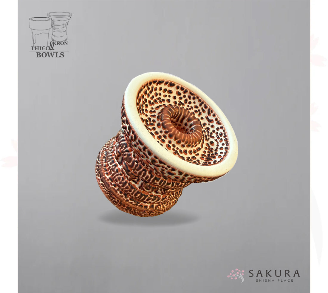 Thicc STENA Phunnel Orange-black buble/シック ステナ オレンジ-ブラック バブル