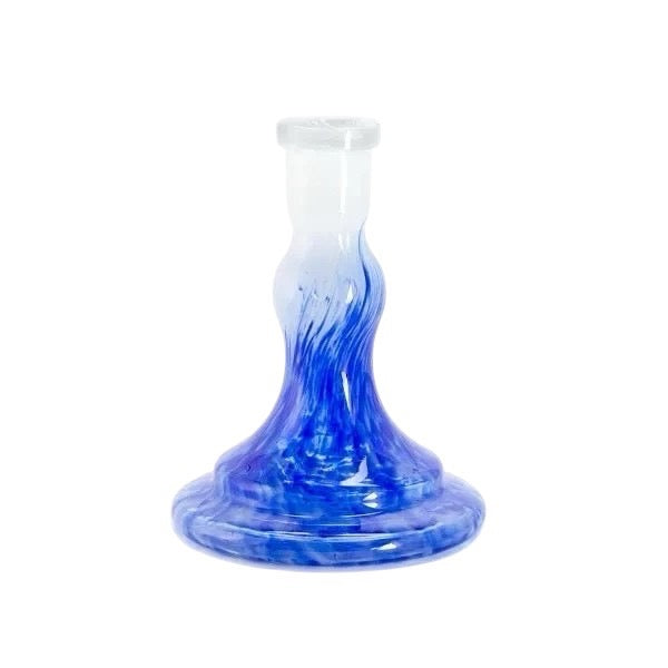 Vessel Glass Wave White-Blue Crumble/ヴェッセル グラス ウェーブ ホワイト-ブルー クランブル