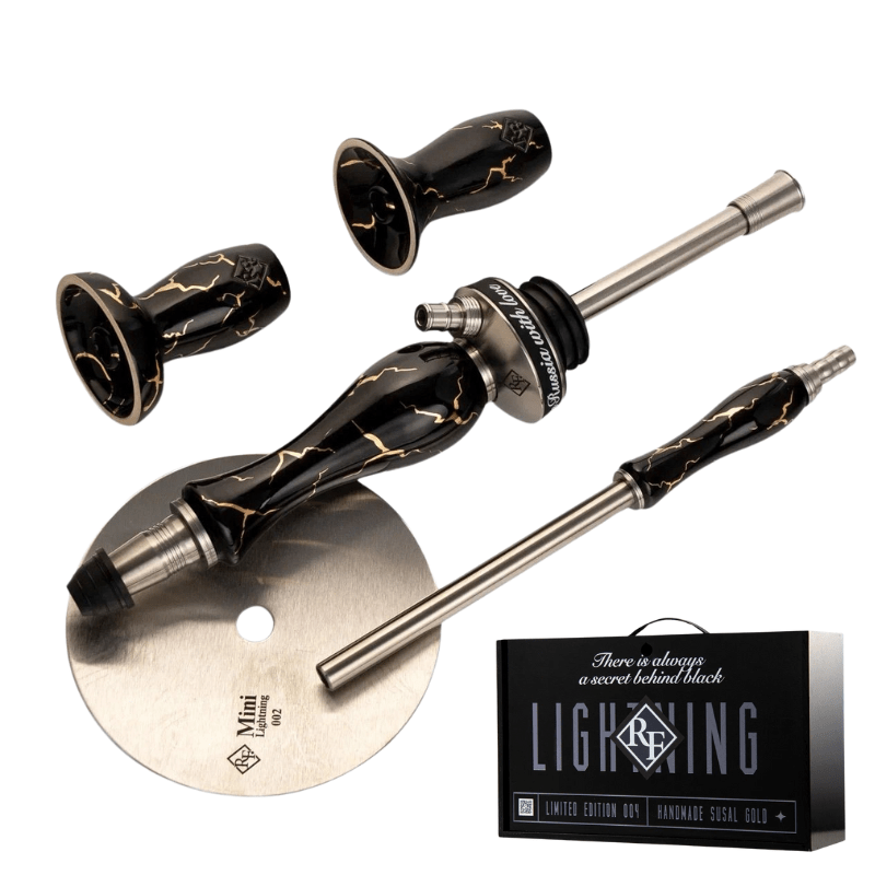 【受注販売】RF HOOKAH Lightning Black Cosmos/アールエフ フーカー ライトニング ブラック コスモス