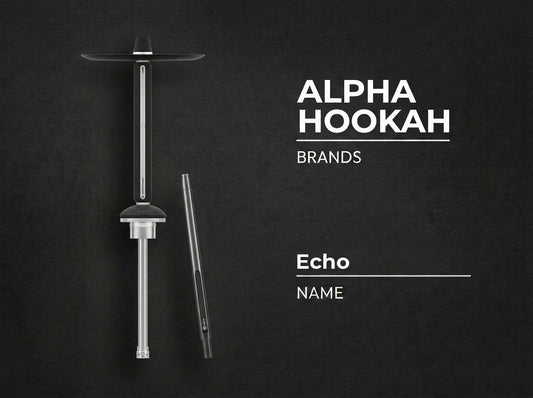 【商品紹介】ALPHA Hookah Echo / Echo Gold｜機能美と演出を極めたコンパクトモデル