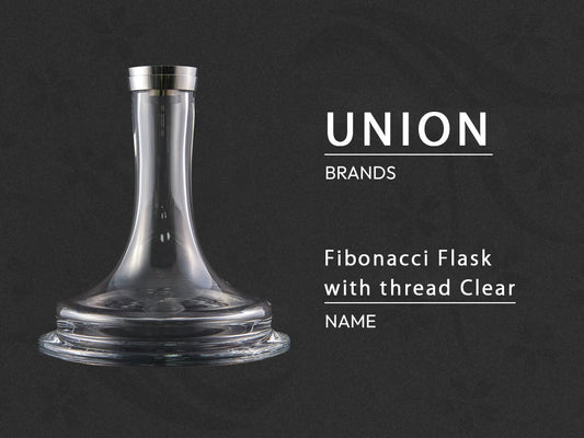 ベースボトルのご紹介【Fibonacci Flask with thread Clear】