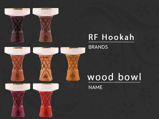 【商品紹介】RF Hookah「wood bowl」