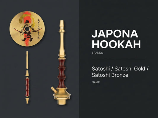 【受注販売】JAPONA HOOKAH Satoshi｜扱いやすさと美学を凝縮したコンパクトモデル