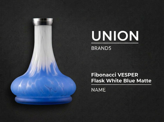 【商品紹介】UNION Fibonacci VESPER Flask White Blue Matte｜美しさと気密性を両立した専用ボトル