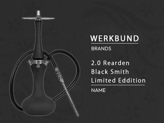 【商品紹介】WERKBUND HOOKAH「2.0 Rearden Black Smith Limited Edition」