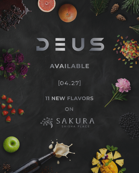 【正式販売開始】DEUS 全11種、日本上陸｜新たなシーシャ体験へ