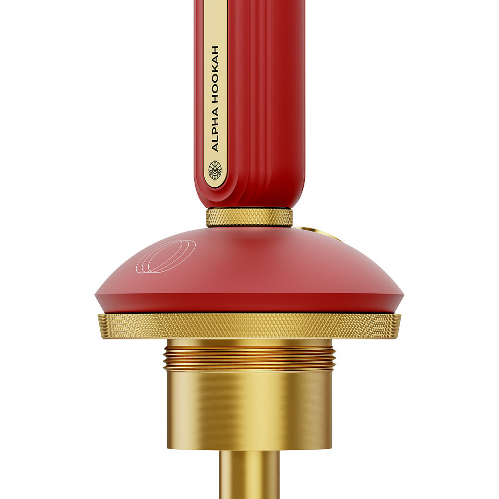 ALPHA Hookah Echo Gold RUBY RED / アルファフーカー エコー ゴールド ルビー レッド