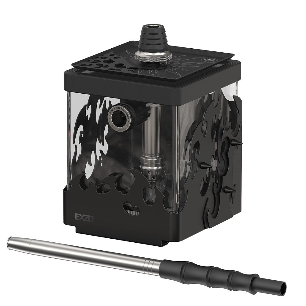 【受注販売】Alpha Hookah SMART EXZO Tribal Black / アルファフーカー スマート エクゾ トライバル ブラック