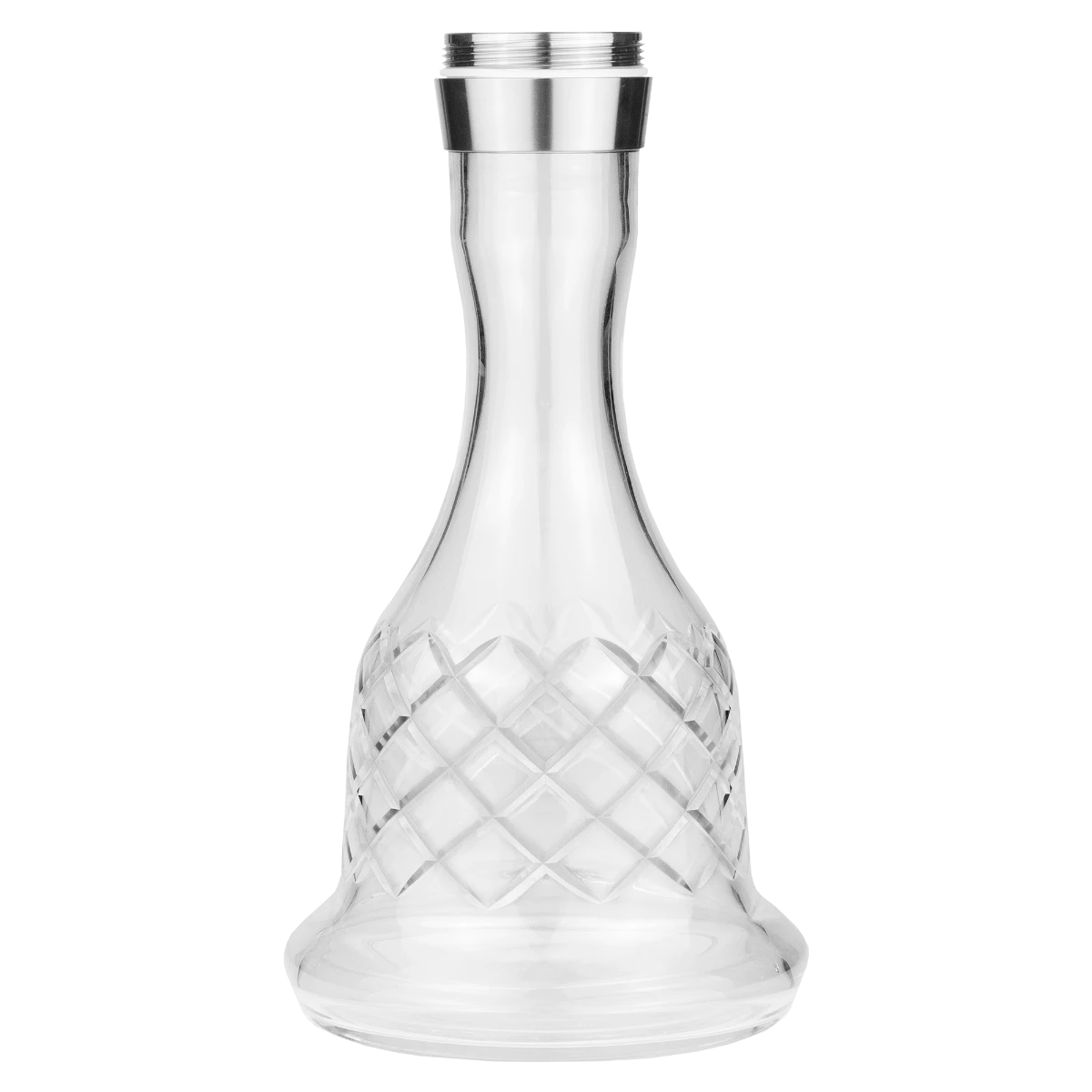 HOOB Hookah Bell Pro-Carved Glass Silver /フーブ フーカー ベル プロ カーヴド シルバー