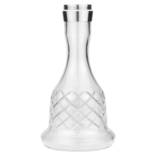 HOOB Hookah Bell Pro-Carved Glass Silver /フーブ フーカー ベル プロ カーヴド シルバー