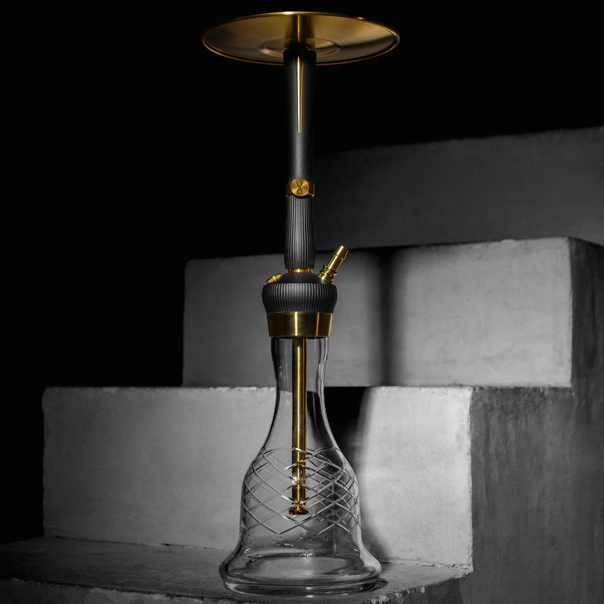 HOOB Hookah  ENZO Black-Gold / フーブ フーカー エンゾ ブラック ゴールド