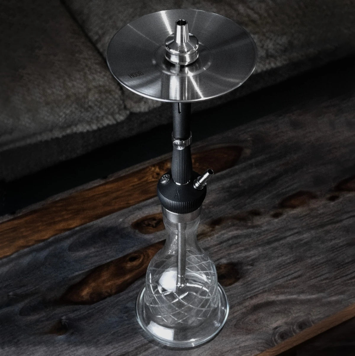 HOOB Hookah  ENZO Black-Stainless Steel / フーブ フーカー エンゾ ステンレス スチール
