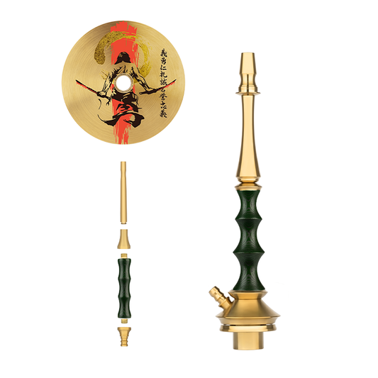 【受注販売】Japona hookah Satori Gold Green / ジャポナフーカー サトリ ゴールド グリーン