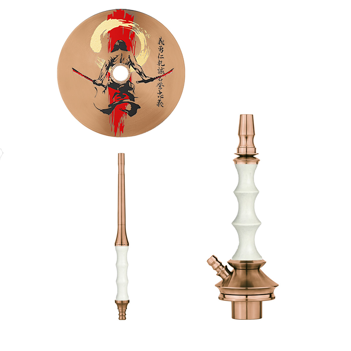 【受注販売】Japona hookah Satoshi Bronze White / ジャポナフーカー サトシ ブロンズ ホワイト