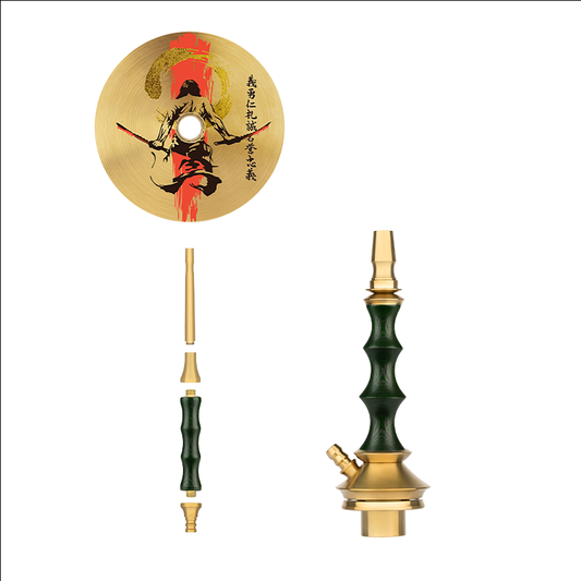 【受注販売】Japona hookah Satoshi Gold Green / ジャポナフーカー サトシ ゴールド グリーン