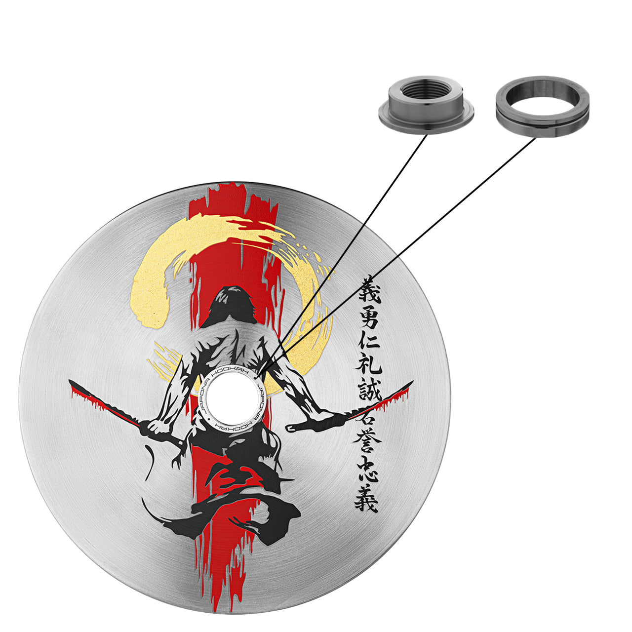 【受注販売】Japona hookah Satori Black / ジャポナフーカー サトリ ブラック