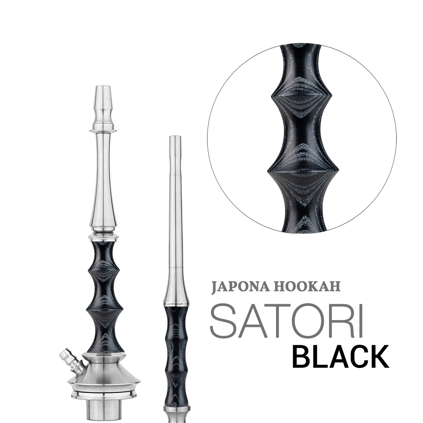 【受注販売】Japona hookah Satori Black / ジャポナフーカー サトリ ブラック