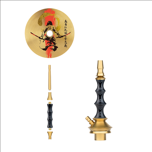 【受注販売】Japona hookah Satoshi Gold Black / ジャポナフーカー サトシ ゴールド ブラック