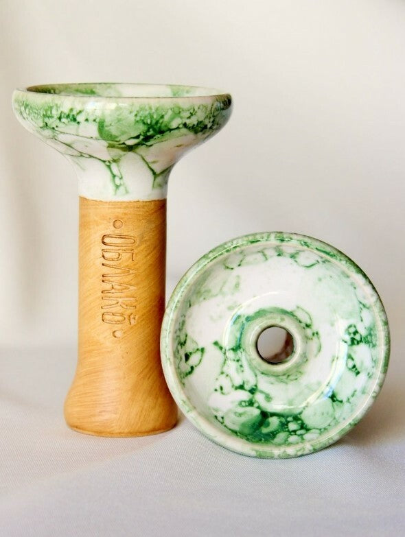 OBLAKO GLAZE Phunnel M White & Green Marble/オブラコ グレイズ ファンネル エム ホワイト アンド グリーン マーブル