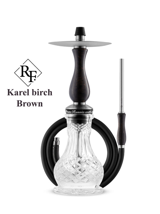 【受注販売】RF HOOKAH Mini Karel Birch Brown/アールエフ フーカー ミニ カレリアンバーチ ブラウン