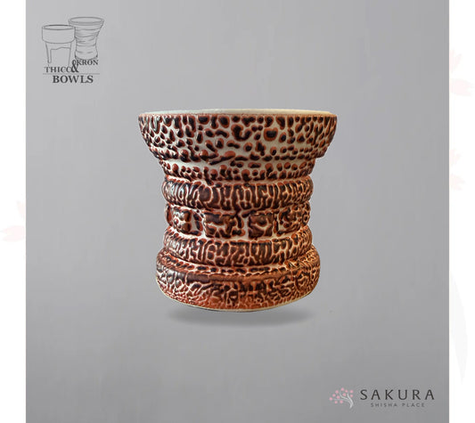 Thicc STENA Phunnel Orange-black buble/シック ステナ オレンジ-ブラック バブル