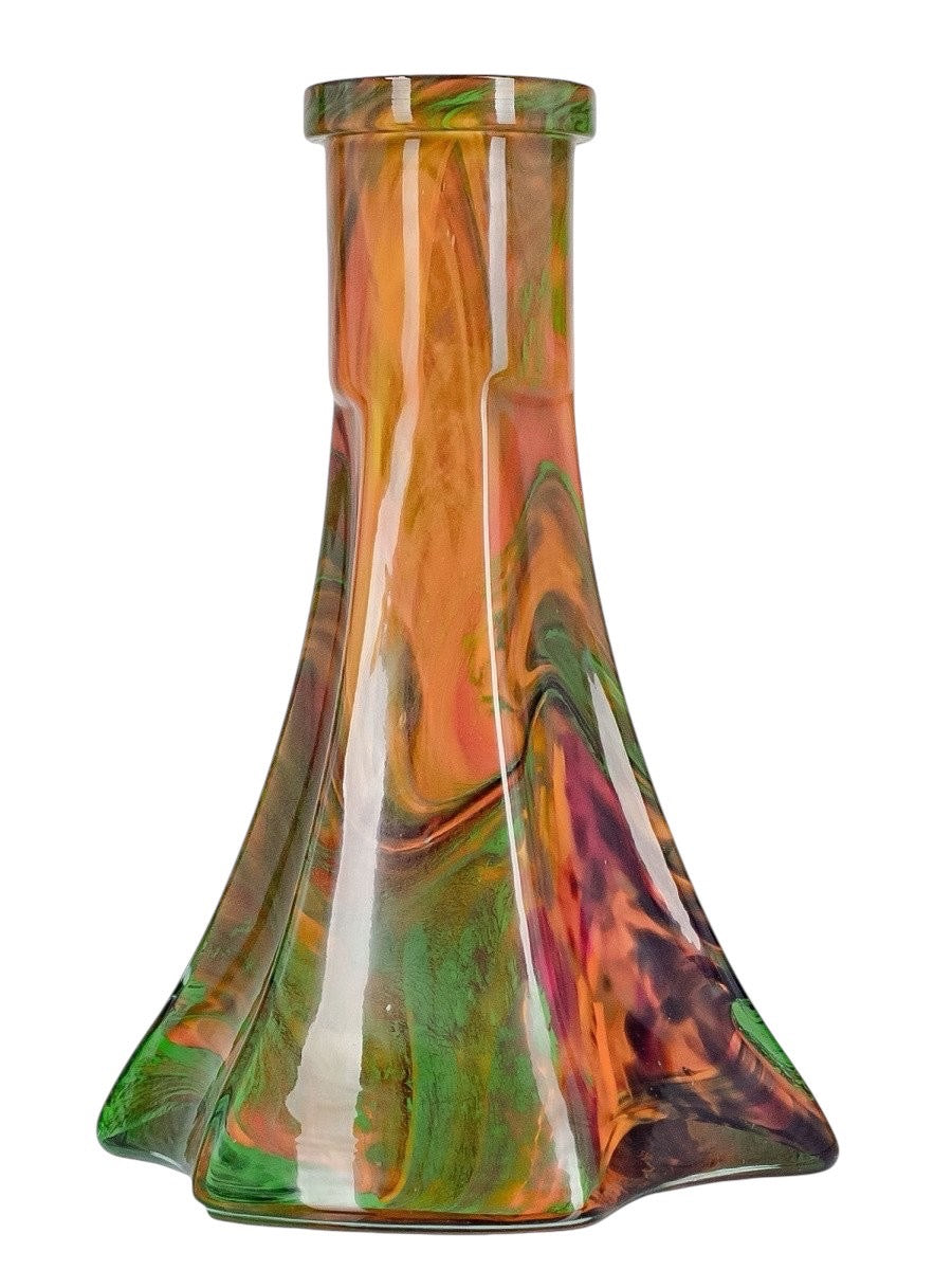 Vessel Glass Pyramid Green-Red Marble/ヴェッセル グラス ピラミッド グリーン-レッド アラバスタ