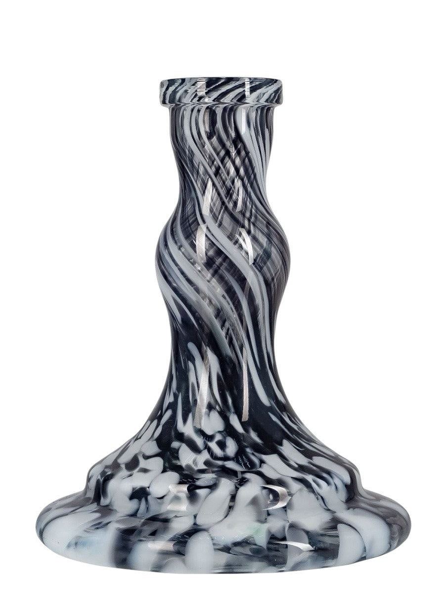 Vessel Glass Wave Black-White Crumble/ヴェッセル グラス ウェーブ ブラック-ホワイト クランブル
