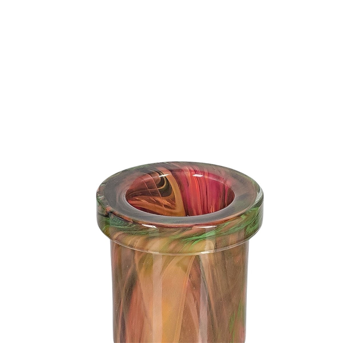 Vessel Glass Pyramid Green-Red Marble/ヴェッセル グラス ピラミッド グリーン-レッド アラバスタ