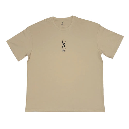 HOOB Limited T-Shirt ベージュ OVERSIZE LXL 前面