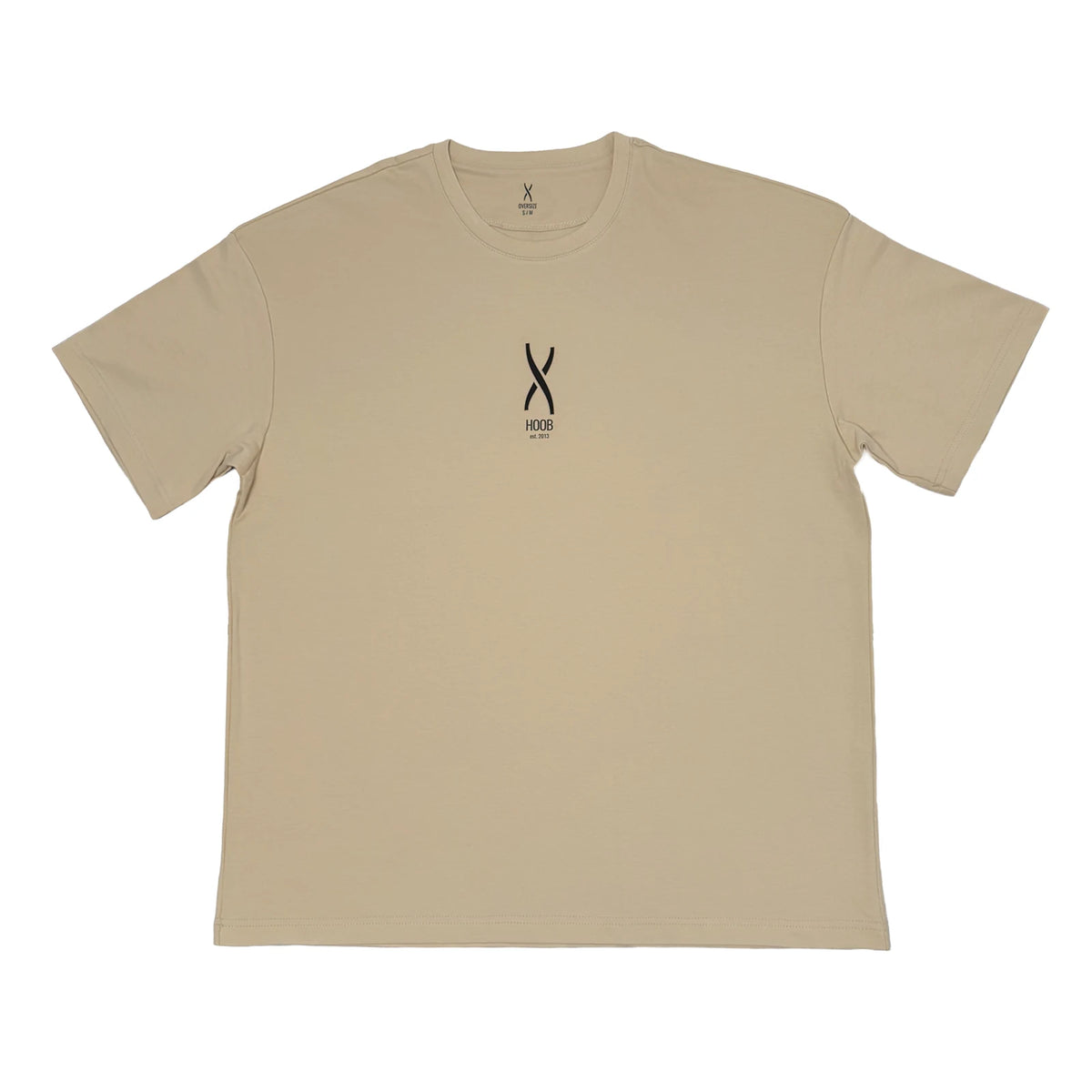 HOOB Limited T-Shirt ベージュ OVERSIZE SM 前面