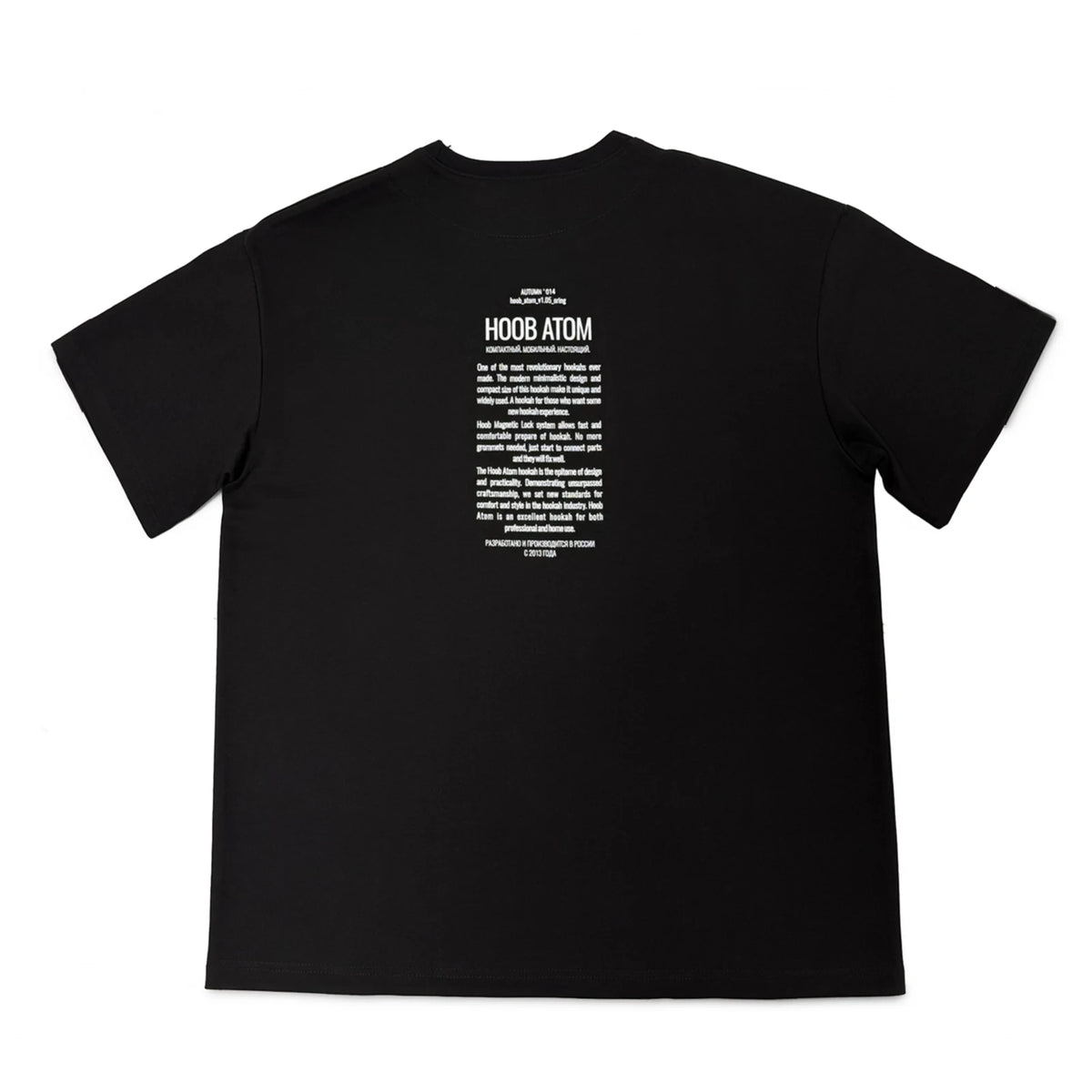 HOOB Limited T-Shirt ブラック OVERSIZE SM 背面